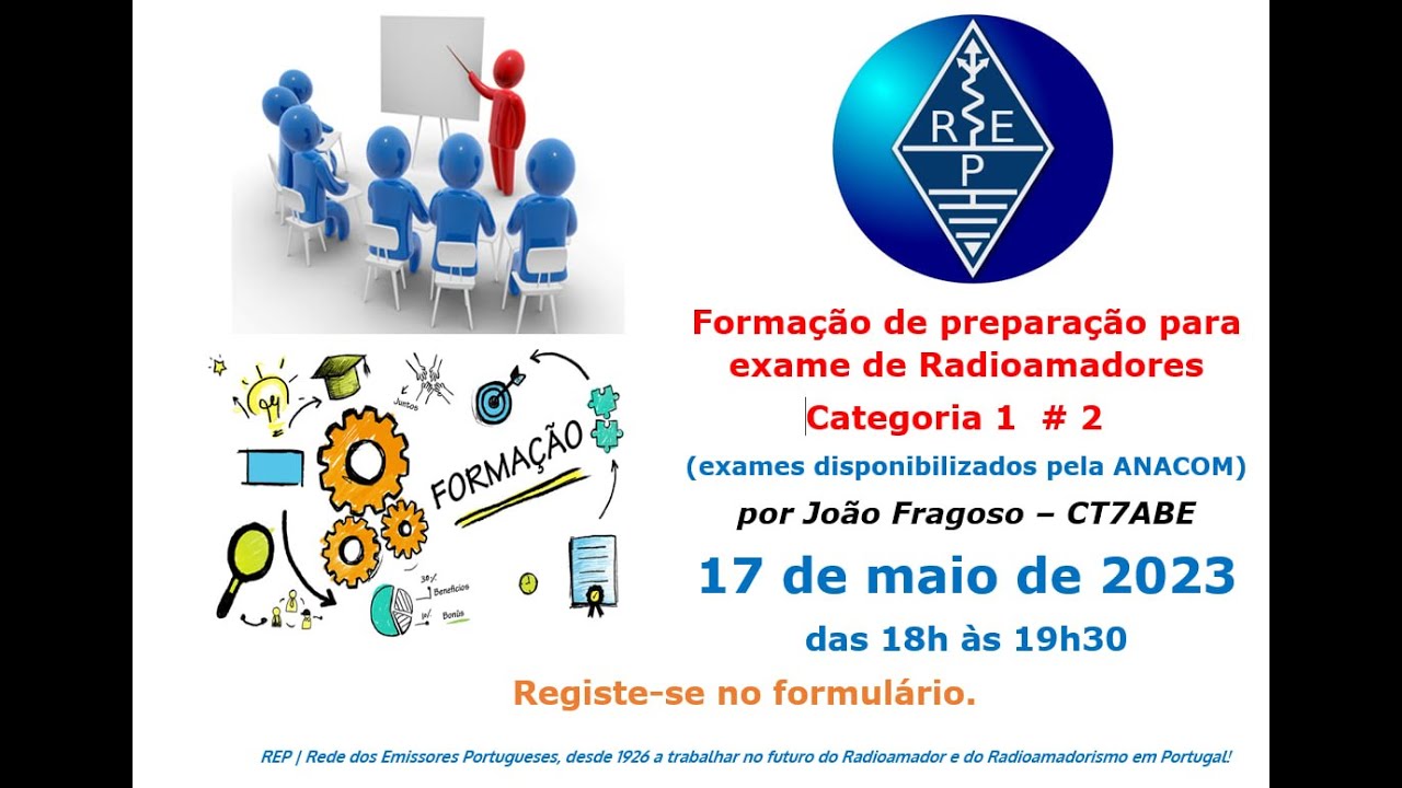 REP Academia Formação de preparação para exame de Radioamadores Cat1#2