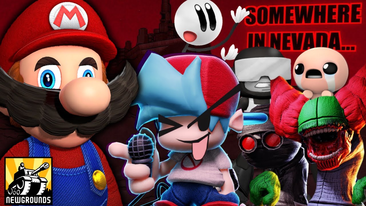 IF MARIO WAS IN FRIDAY NIGHT FUNKIN' 3?! (If Mario was in....Newgrounds by SMG4) Luigikid Reaction