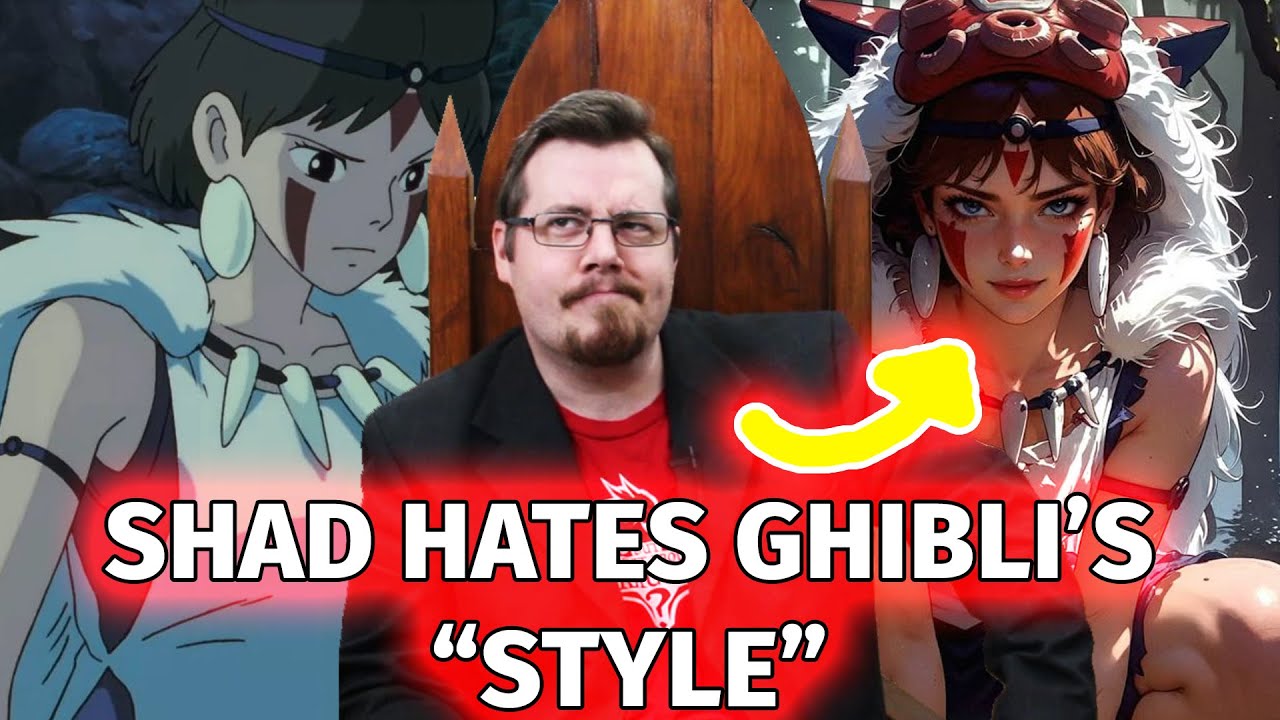 Shadiversity Is WRONG About Studio Ghibli And AI Art 🤡