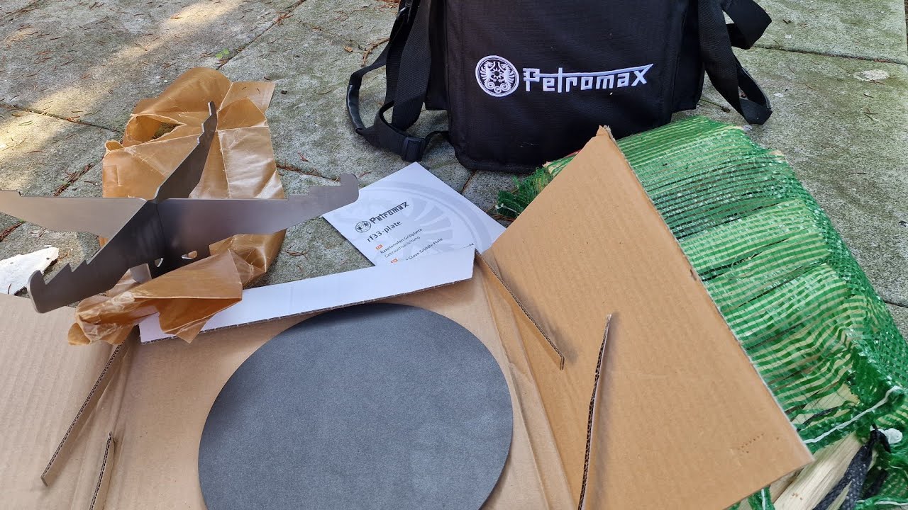 Petromax Raketenofen mit Grillplatte - vom Einbrennen bis zum Burger