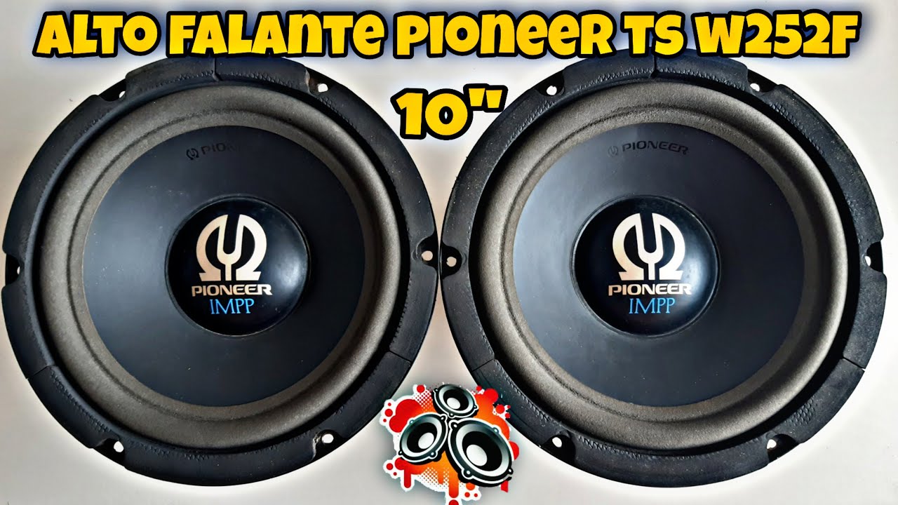Alto Falante Pioneer TS W252F Relíquias Intactas #somautomotivo
