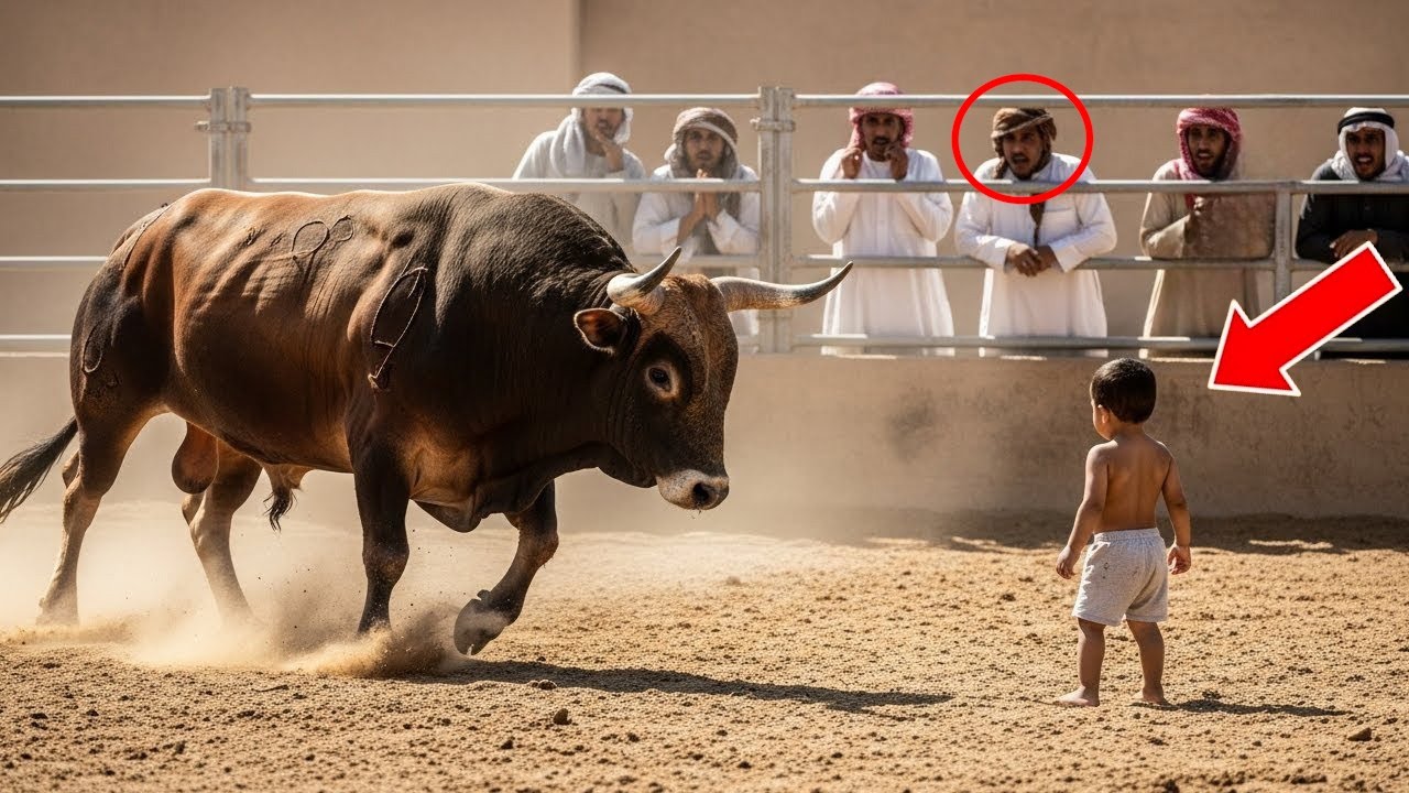 لم يقترب أحد من ذلك الثور الهائج… حتى جاء طفلٌ مشرّد وفعل ما اعتقده الجميع مستحيلاً!