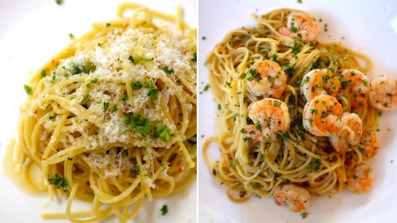 Best Lemon Pasta & Pasta with Shrimp Scampi  | SAM THE COOKING GUY