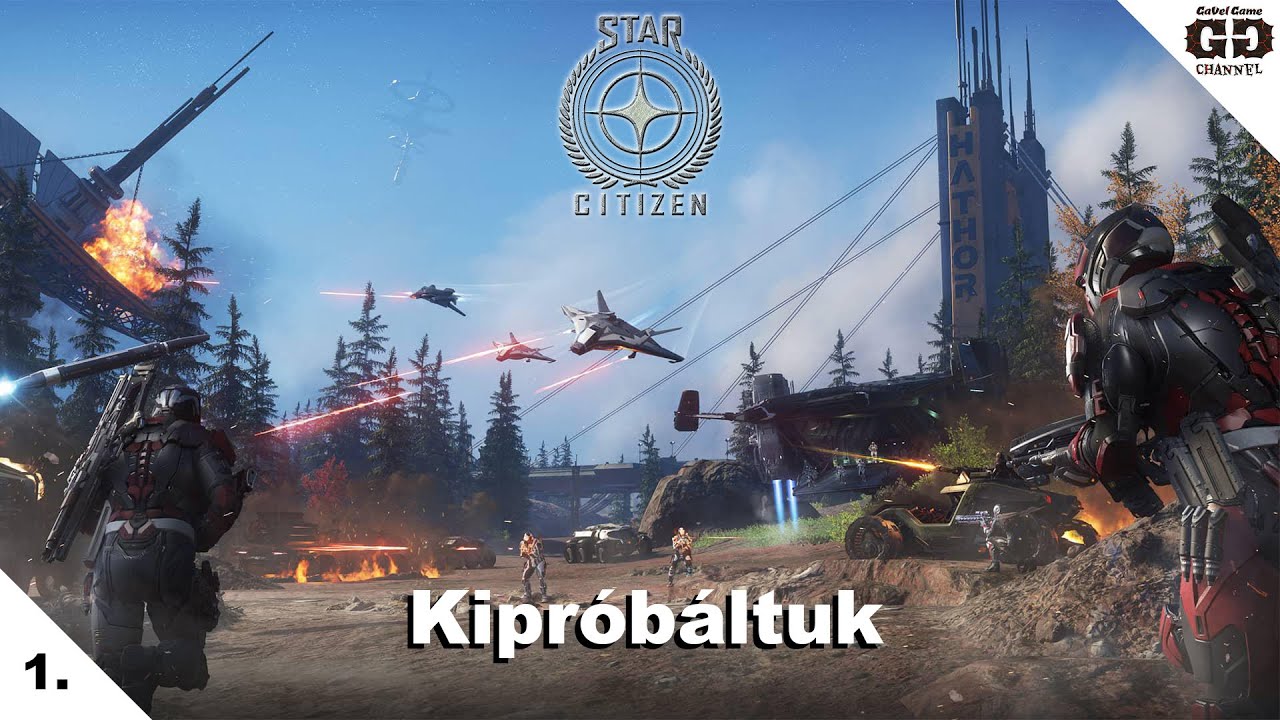 Star Citizen - Kipróbáltuk. Tutorial? (HUN , Magyar)