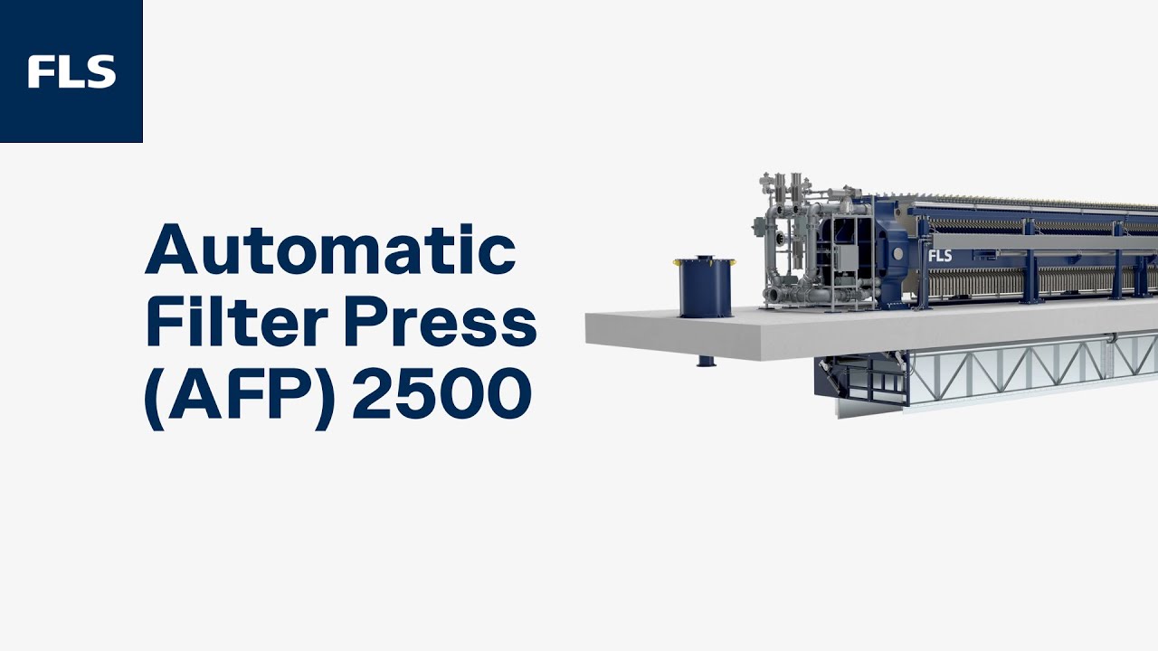 Automatic Filter Press (AFP) 2500 - Maximise water recovery