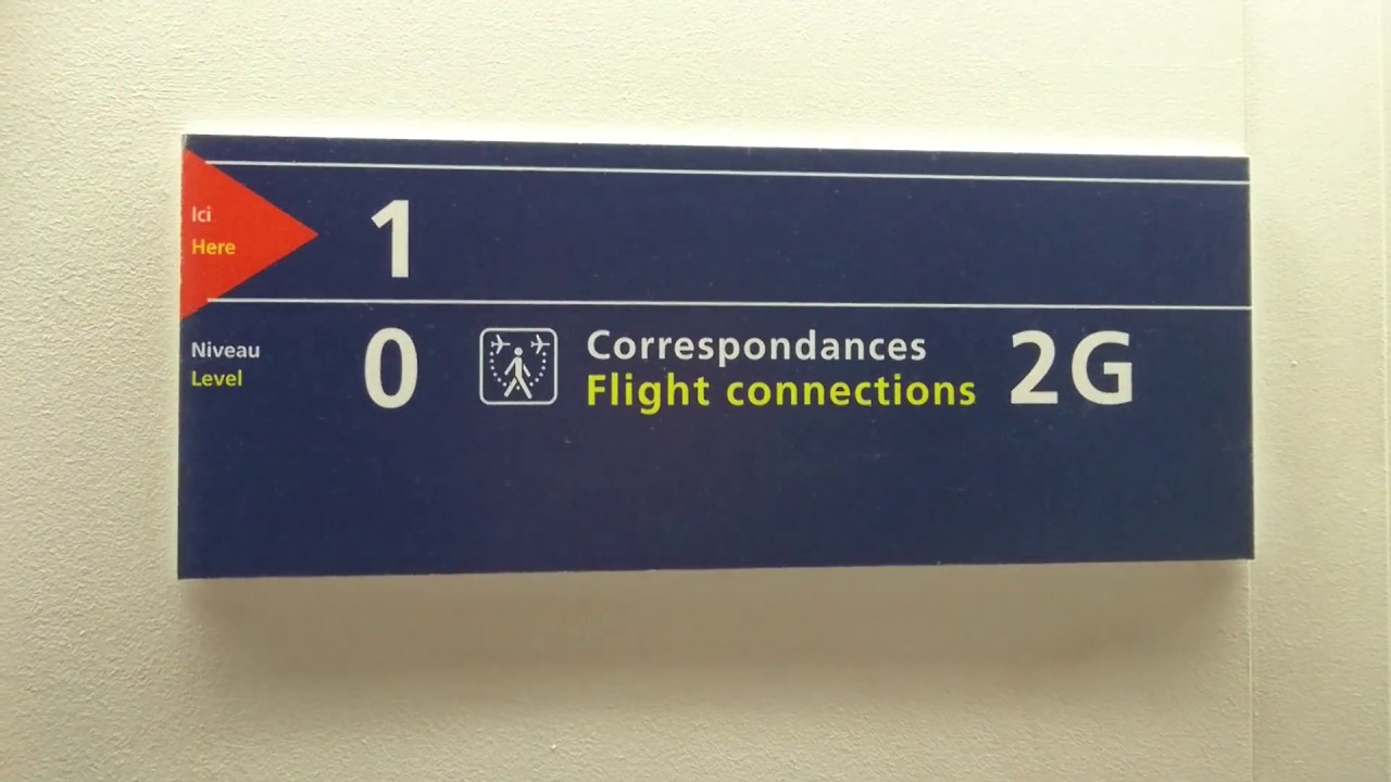 France, Charles de Gaulle Airport, OTIS elevator