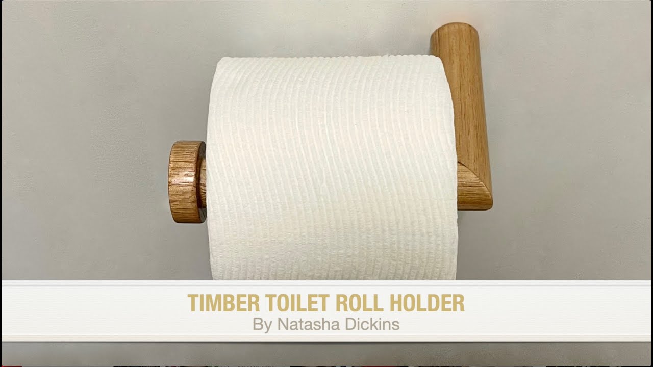 HOW TO DIY Timber Toilet Roll Holder