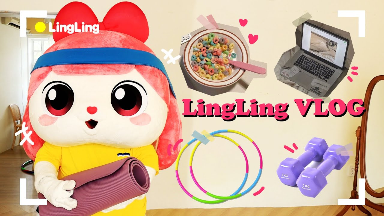 伶伶搞笑vlog！體重100公斤的伶伶要減肥？ | 伶可守護精靈 Lingco Fairy