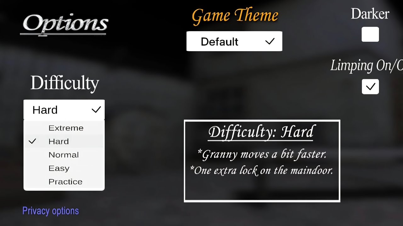 Jugando granny en modo hardcore por la araña 