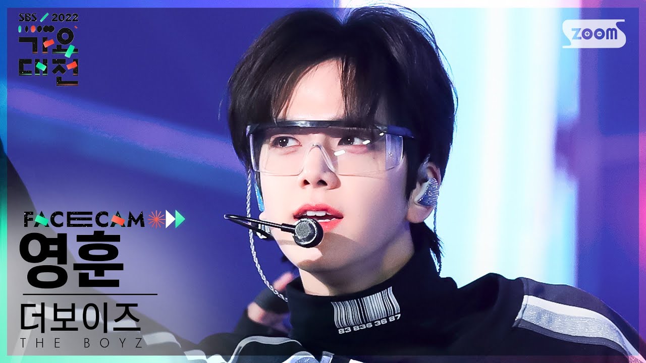 [2022 가요대전 페이스캠 4K] 더보이즈 영훈 'INTRO + WHISPER' (THE BOYZ YOUNGHOON FaceCam)│@SBS Gayo Daejeon 221224