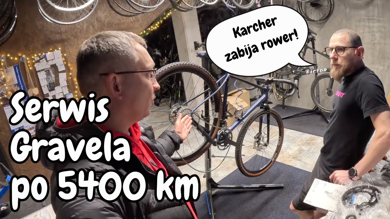 Czy warto myć rower myjką ciśnieniową? Serwis RONDO Ruut AL1 po 5.4 tys. km