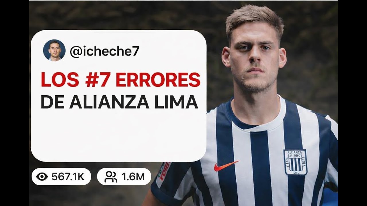 💔7 ERRORES DE ALIANZA LIMA VS 2 DE MAYO ⚽🏆