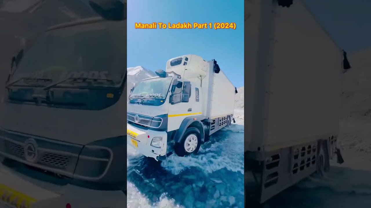 Most Dangerous Road Manali Leh highway/Truckdrivervlog ​⁠@tktearning