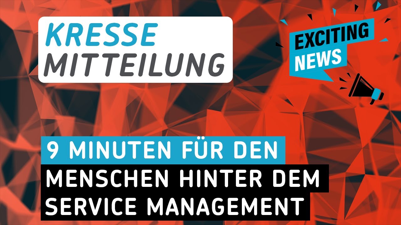 9 Minuten für den Menschen hinter dem IT Service Management