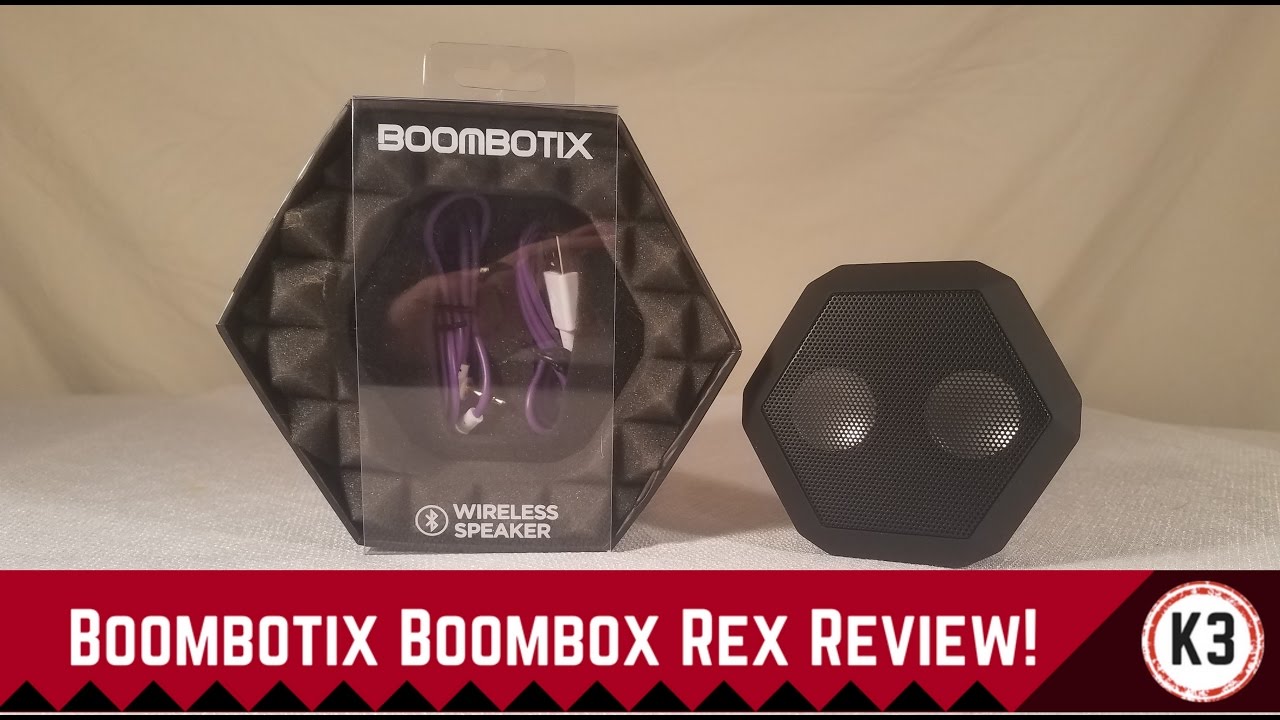 Boombotix Boombox Rex Review!