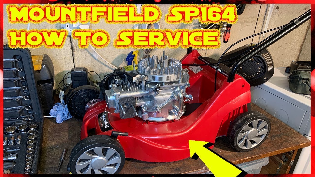 Mountfield SP164 Petrol Lawnmower How To Service ST120 Engine WBE120 Engine