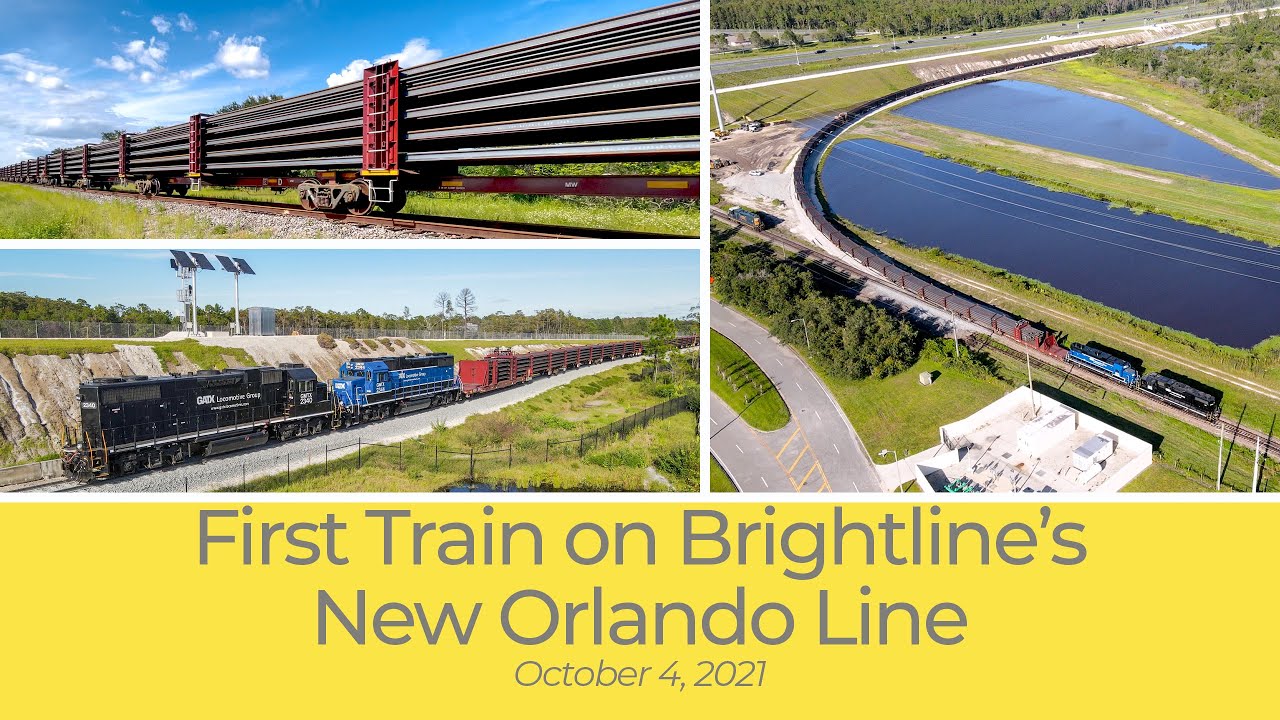 First Train on Brightline’s New Orlando Line