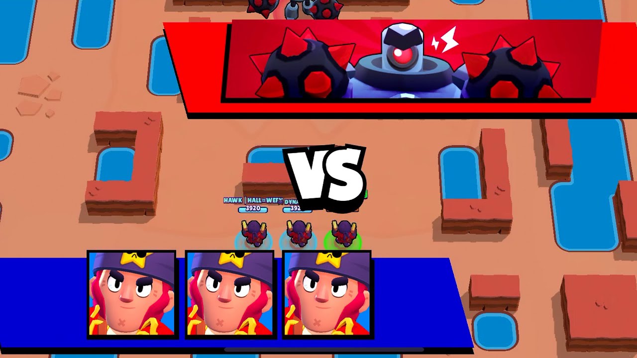 Triple Corsair Colt in Boss Fight | Brawl Stars 2021