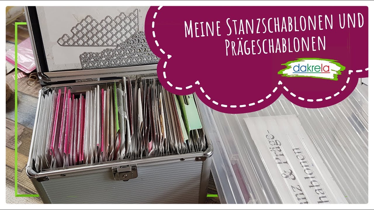 Meine Stanzschablonen + Pr&auml;geschablonen Sammlung f&uuml;rs Kartenbasteln! Tanja von dakrela DIY
