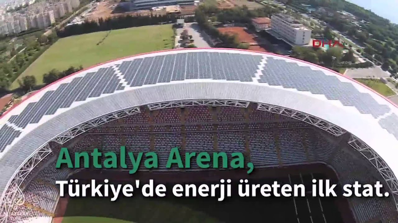 Türkiye'de enerji üreten ilk stat: Antalya Arena
