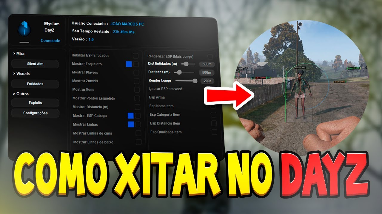 COMO USAR HACK NO DAYZ EM 2025 - SEM RISCO DE TOMAR BAN