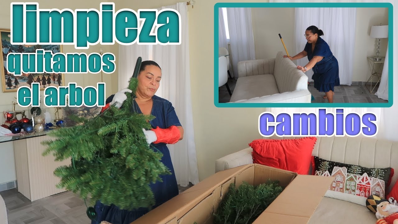 QUITAMOS EL ARBOL/ LIMPIEZA PAR ALA NUEVA TEMPORADA