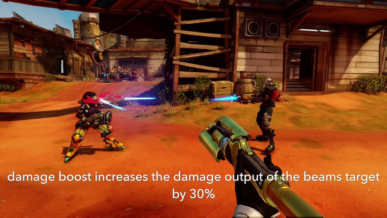 How to damage boost as mercy