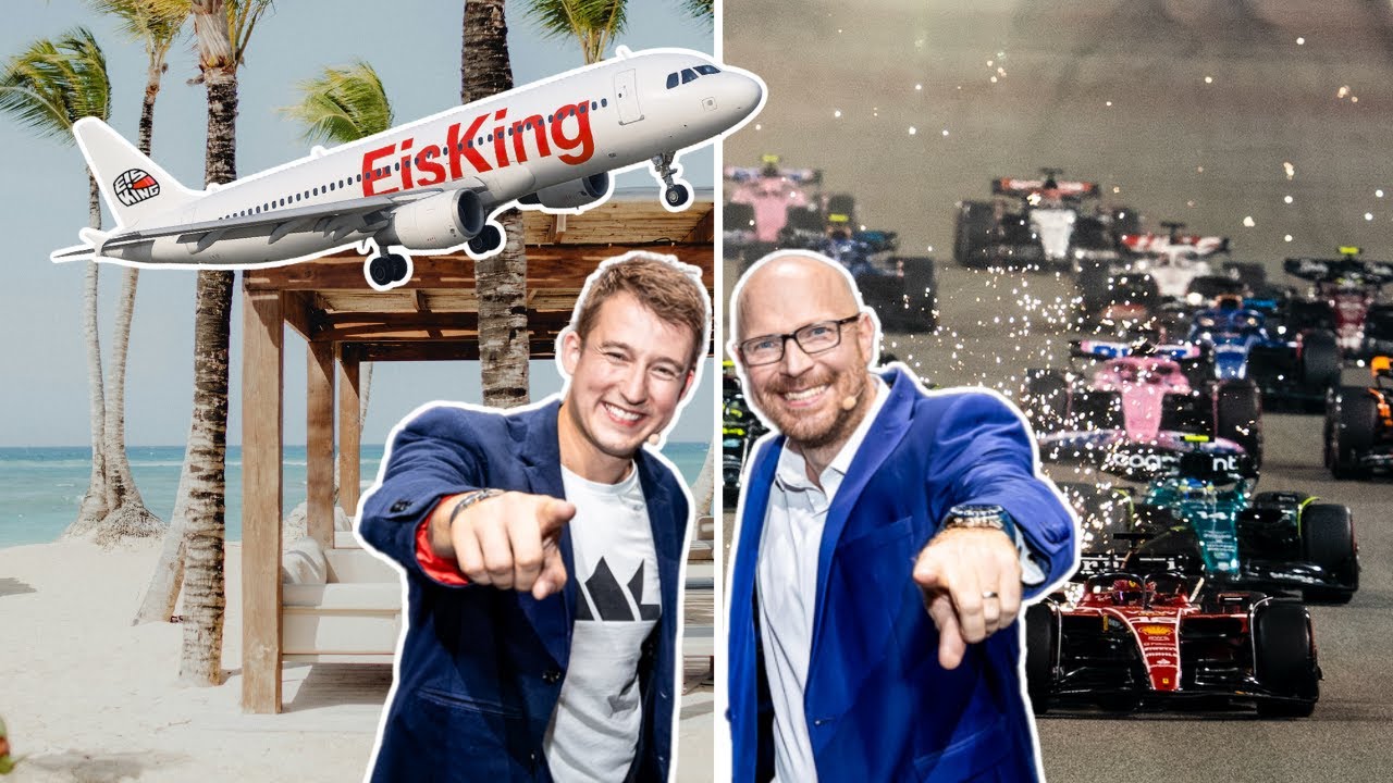 187 fan&uacute;&scaron;ikov, vlastn&eacute; lietadlo a formulov&aacute; dovolenka v Bahrajne | EisKing feat. FutbalTour