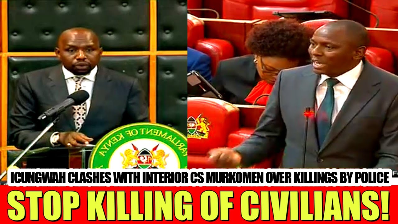 ICUNG’WA LECTURES MURKOMEN OVER POLICE KILLING OF CIVILIANS – SHOCKING CLASH! 😱