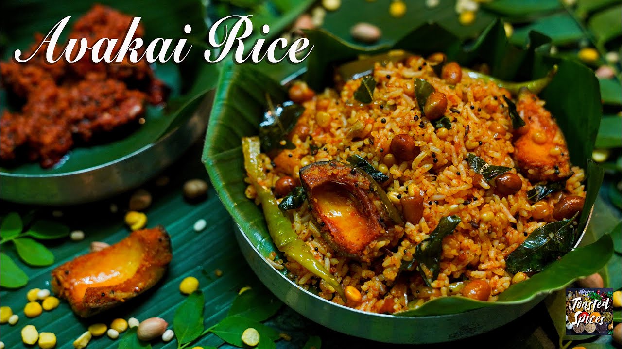 Avakai Rice | Avakai Fried Rice | Avakai Anam | Mango Pickle Rice | Quick Recipes | Bachelors recipe