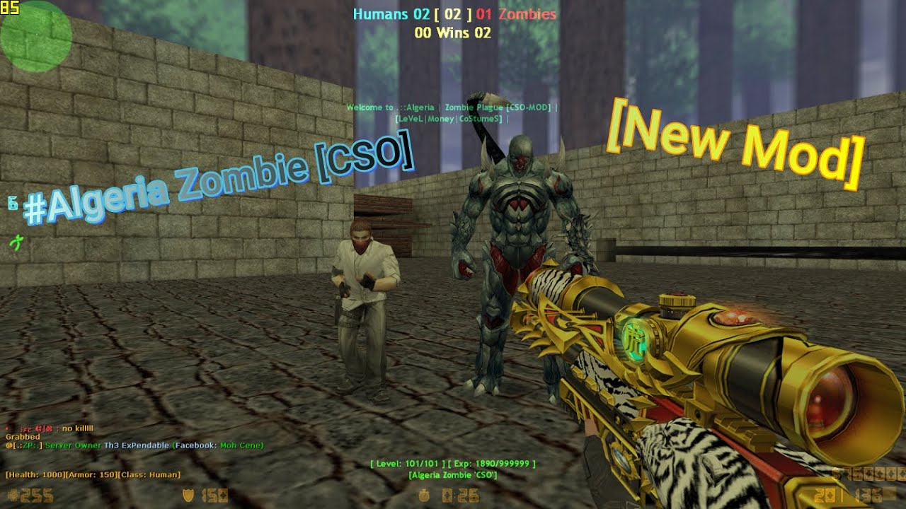 Counter-Strike 1.6: .::Algeria | Zombie Plague [CSO-MOD] | [LeVeL|Money|CoStumeS]::. #1