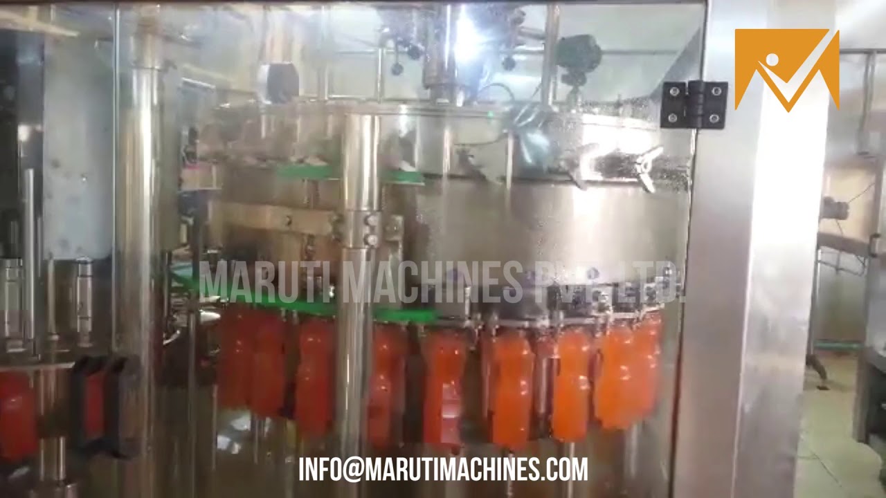 Fully automatic carbonated soft drink bottling plant