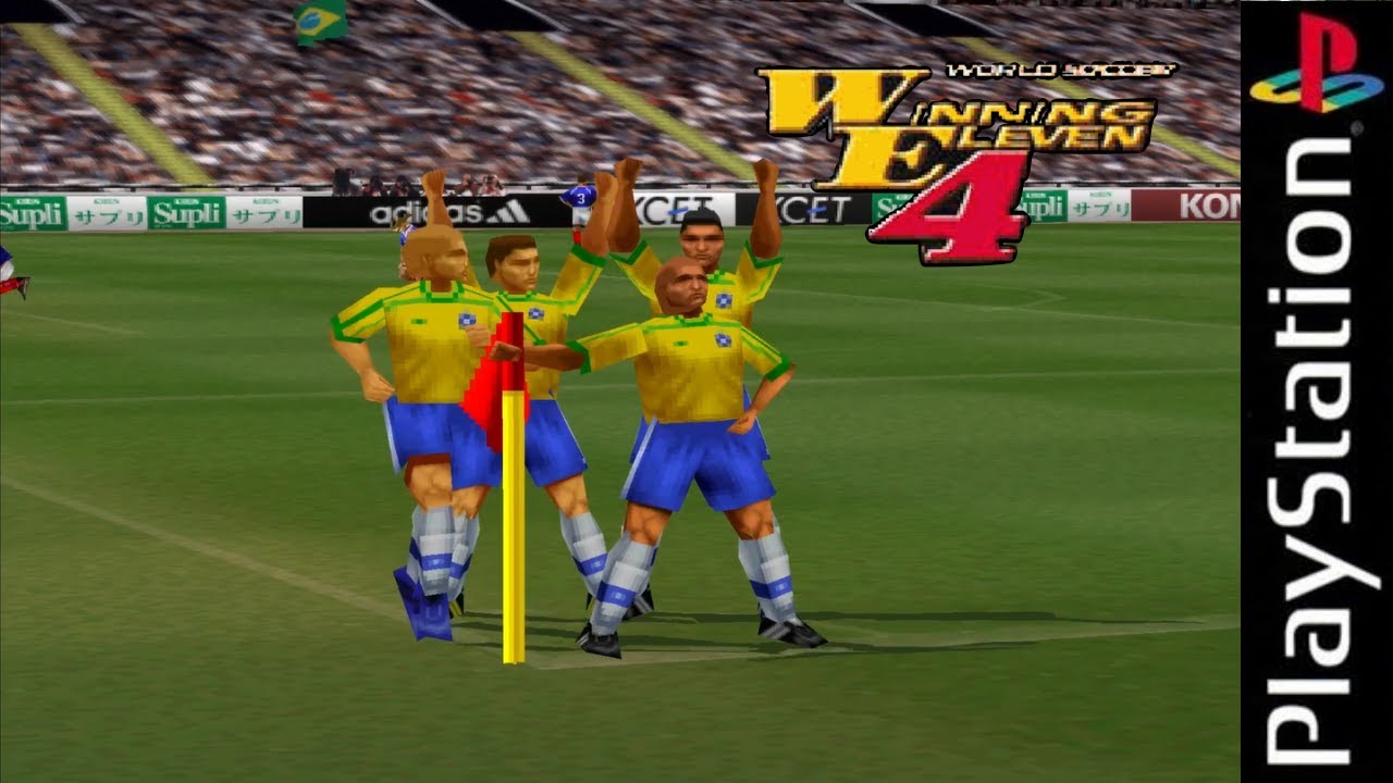 Winning Eleven 4 | Brasil vs Fran&ccedil;a | Amistoso