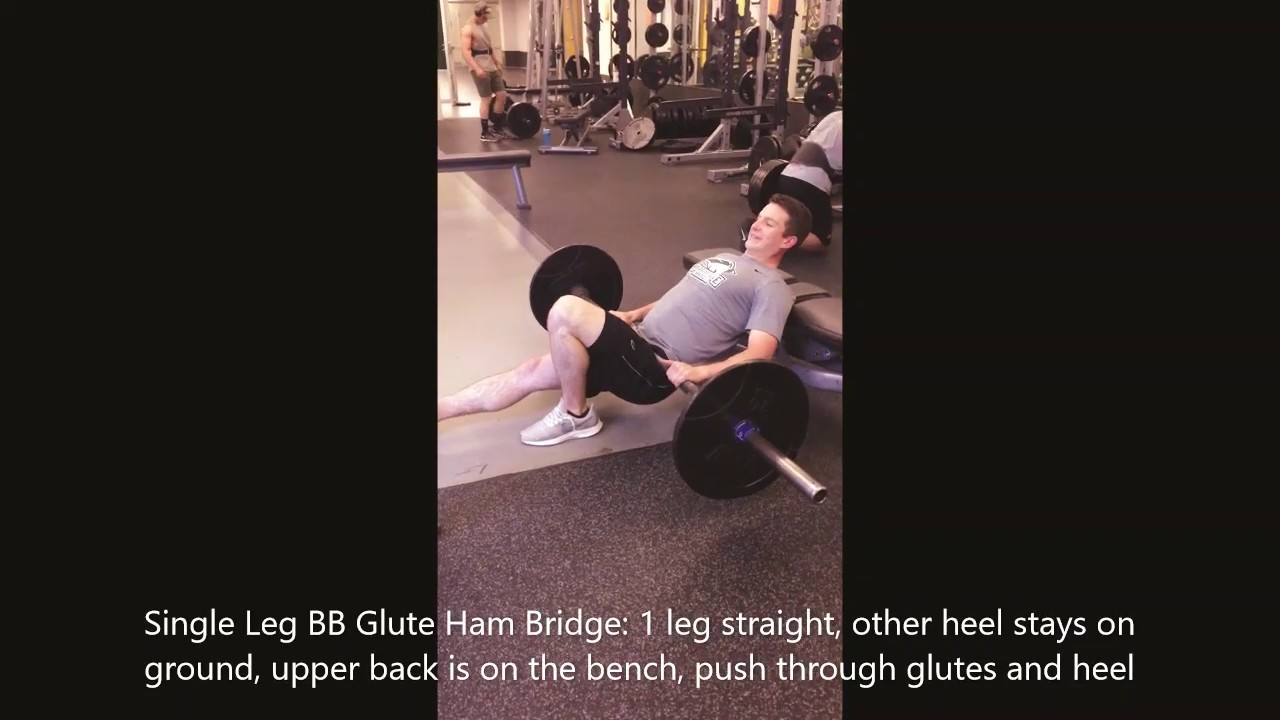 Speed Reactive Phase: SL BB Glute Ham Bridge