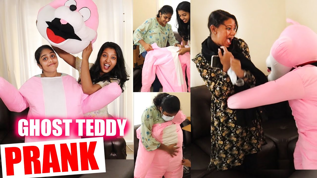 GHOST TEDDY PRANK ON SHAMI😂 GONE WRONG 😱 ഷാമി പേടിച്ച് ഓടി 🤣 | PULLOTHI