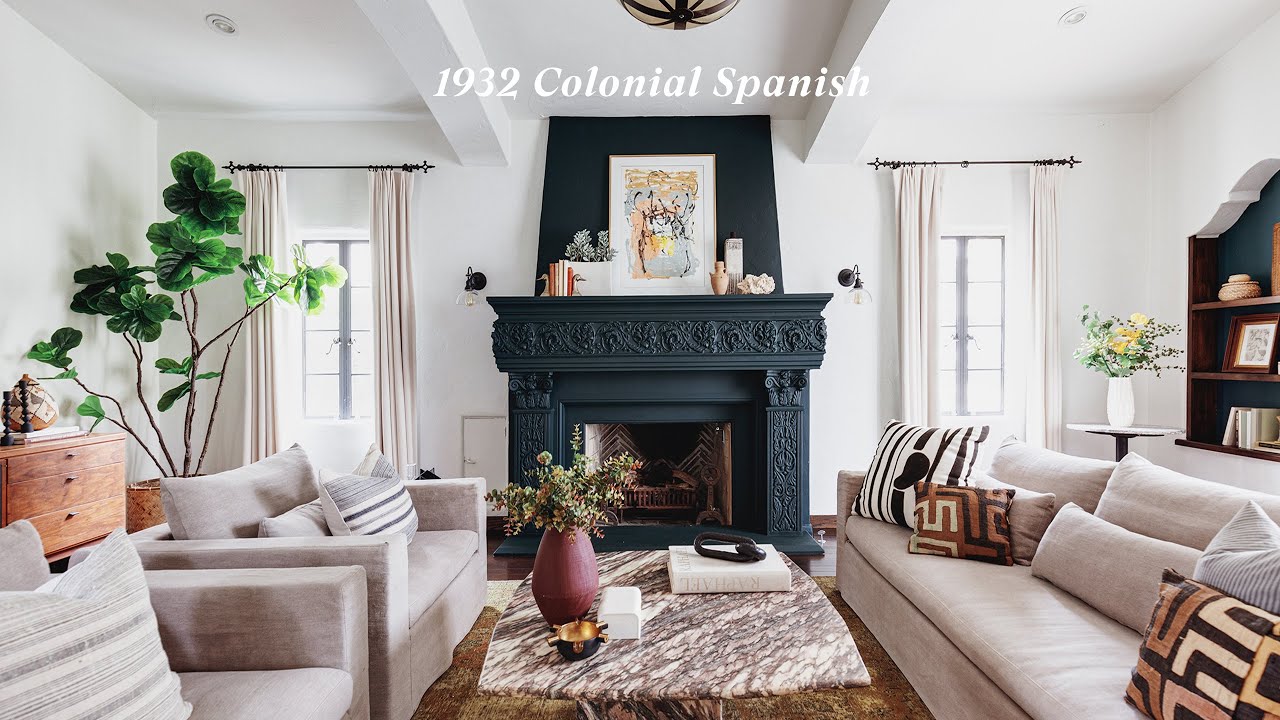 Celebrity Los Feliz 1932 Colonial Spanish Home in Los Angeles House Tour