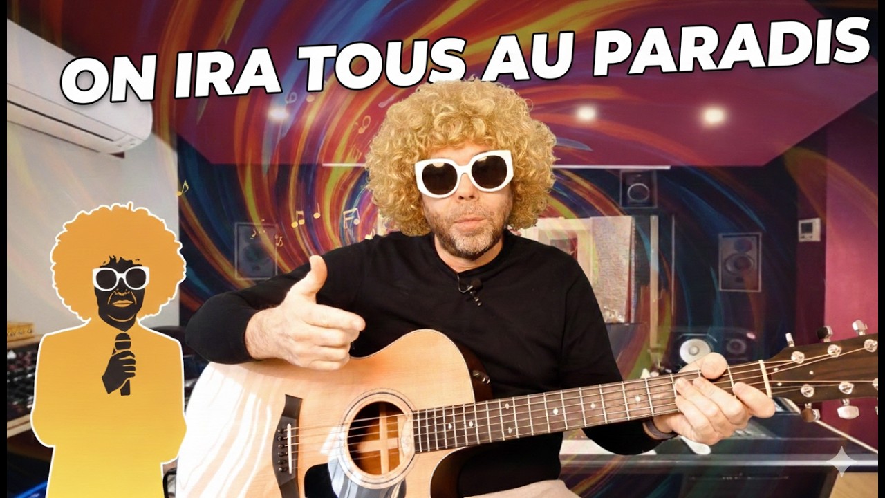 TUTO GUITARE - ON IRA TOUS AU PARADIS (Michel Polnareff)