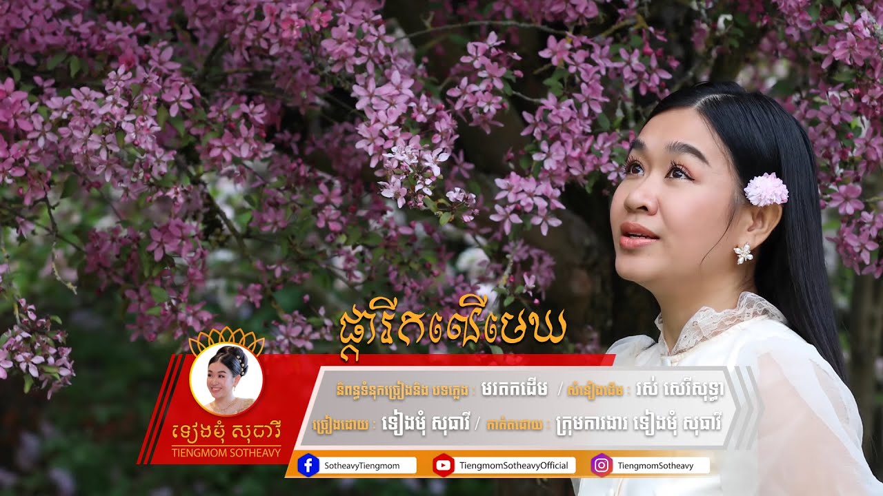 ផ្ការីកលើមេឃ - Pka Rik Ler Mek - ទៀងមុំ សុធាវី  -  Tiengmom Sotheavy  |coversong| |Music Video|