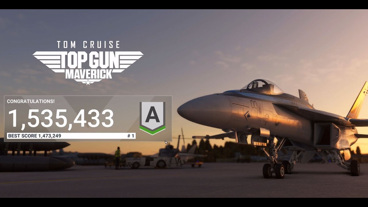 MSFS TopGun Maverick Riffe Lake Challenge