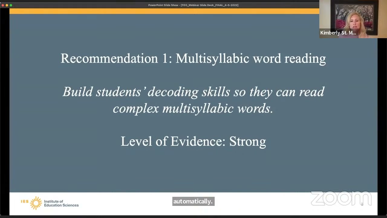 Overview of Providing Reading Interventions for Students in Grades 4–9