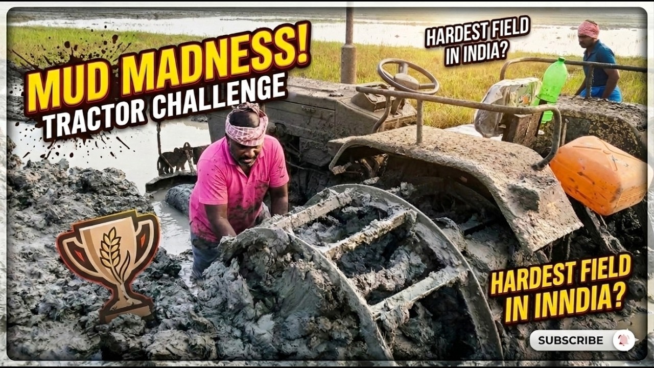 Can this Swaraj 744 FE 2WD Recover? 🚩 Heavy Mud Rescue Action 🔥