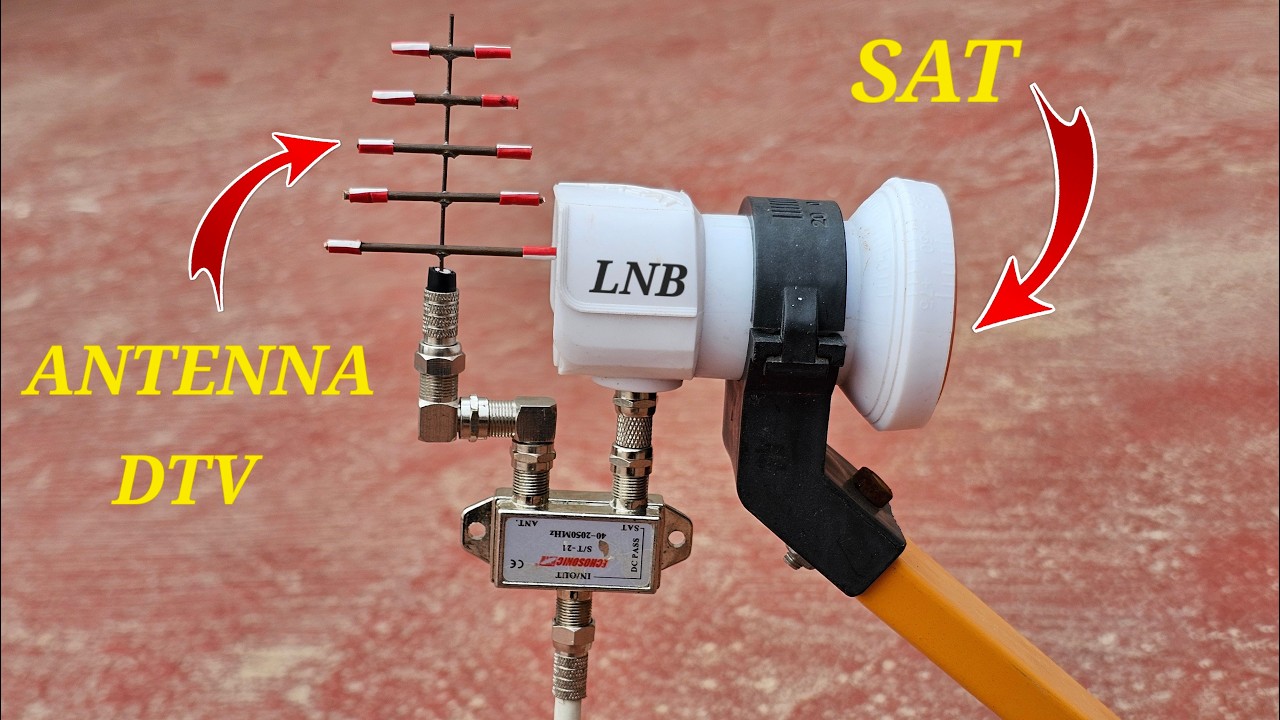 How to operate TNT terrestrial and satellite channels with one TV cable