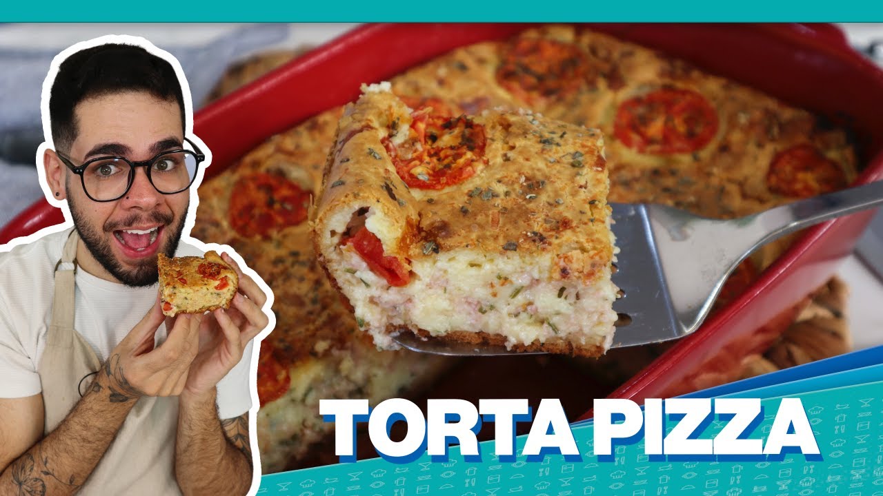SUPER F&Aacute;CIL E R&Aacute;PIDA ESSA TORTA DE LIQUIDIFICADOR | TORTA PIZZA DELICIOSA