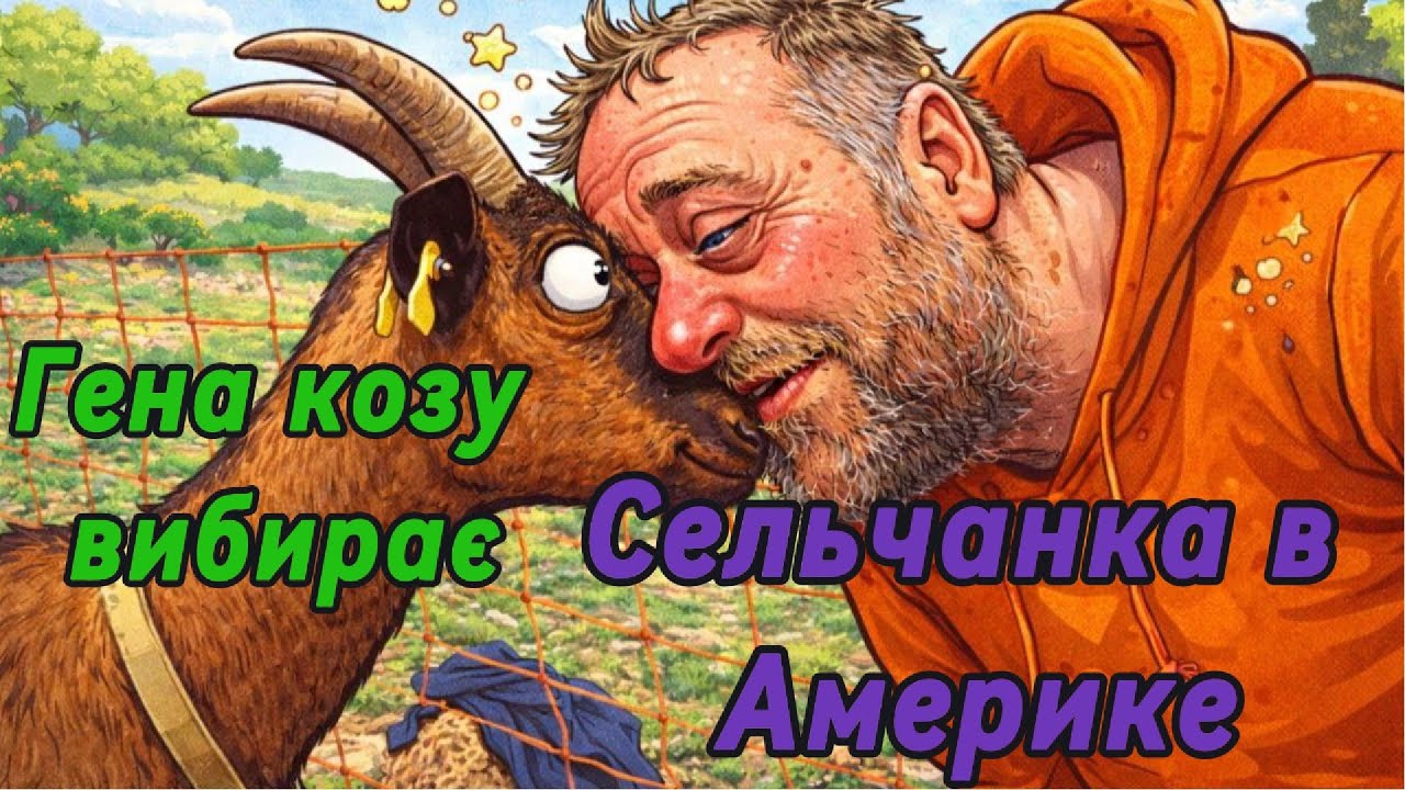 Сельчанка в Америке! Ще кози не має, а вже козенят рахують!
