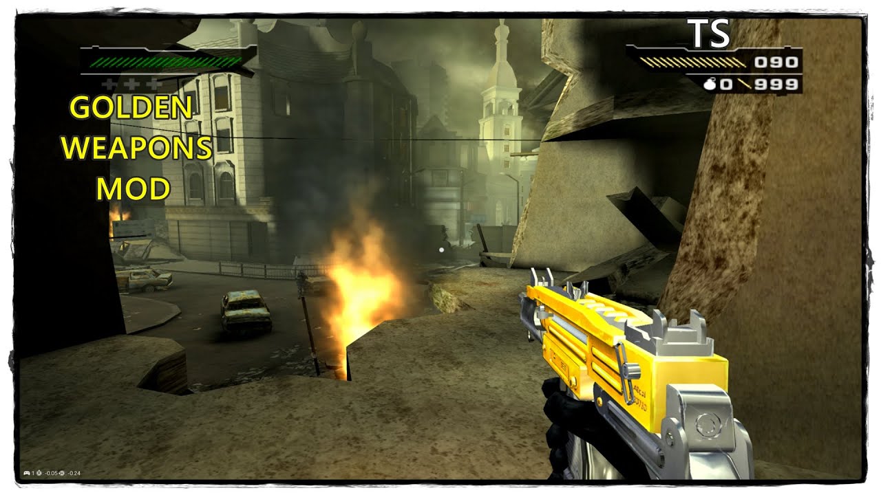 BLACK PS2 - GOLDEN WEAPONS MOD!