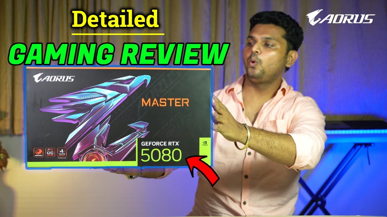 AORUS GeForce RTX 5080 MASTER 16G Detailed Gaming Review | @AORUSIndia