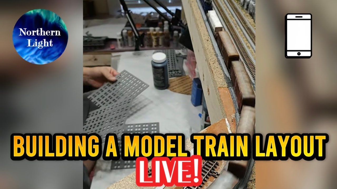 Model Train Layout Skyscraper Final Assembly & Run Session LIVE! | 2/15/2026