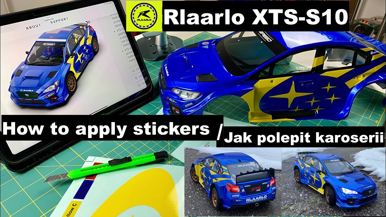 Rlaarlo XTS-S10 | How to apply stickers - the best way | Jak polepit karoserii
