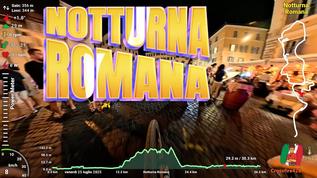 Pedalata Notturna a Roma: Zodiaco, Ponte Milvio e Centro Storico in MTB! 🌙🚴‍♂️✨