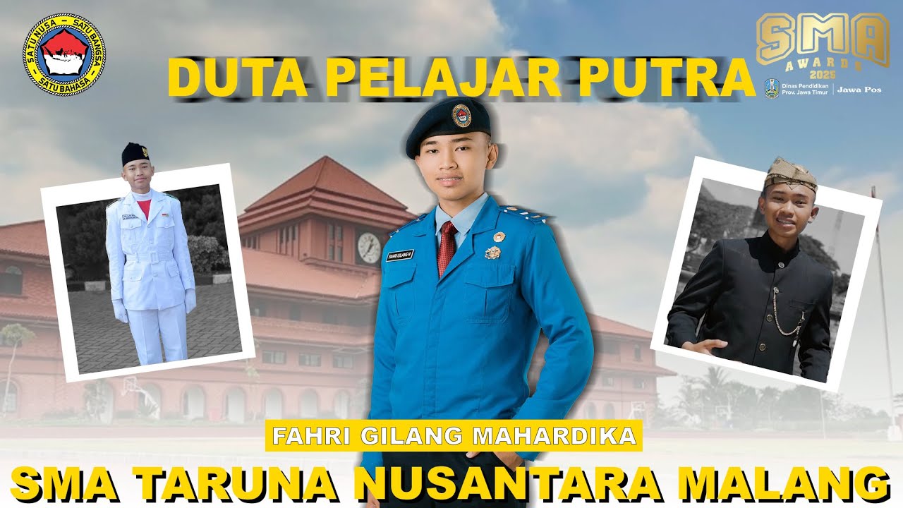 Jawa Pos SMA Awards 2025 – Duta  Pelajar Putra – SMA Taruna Nusantara Kampus Malang
